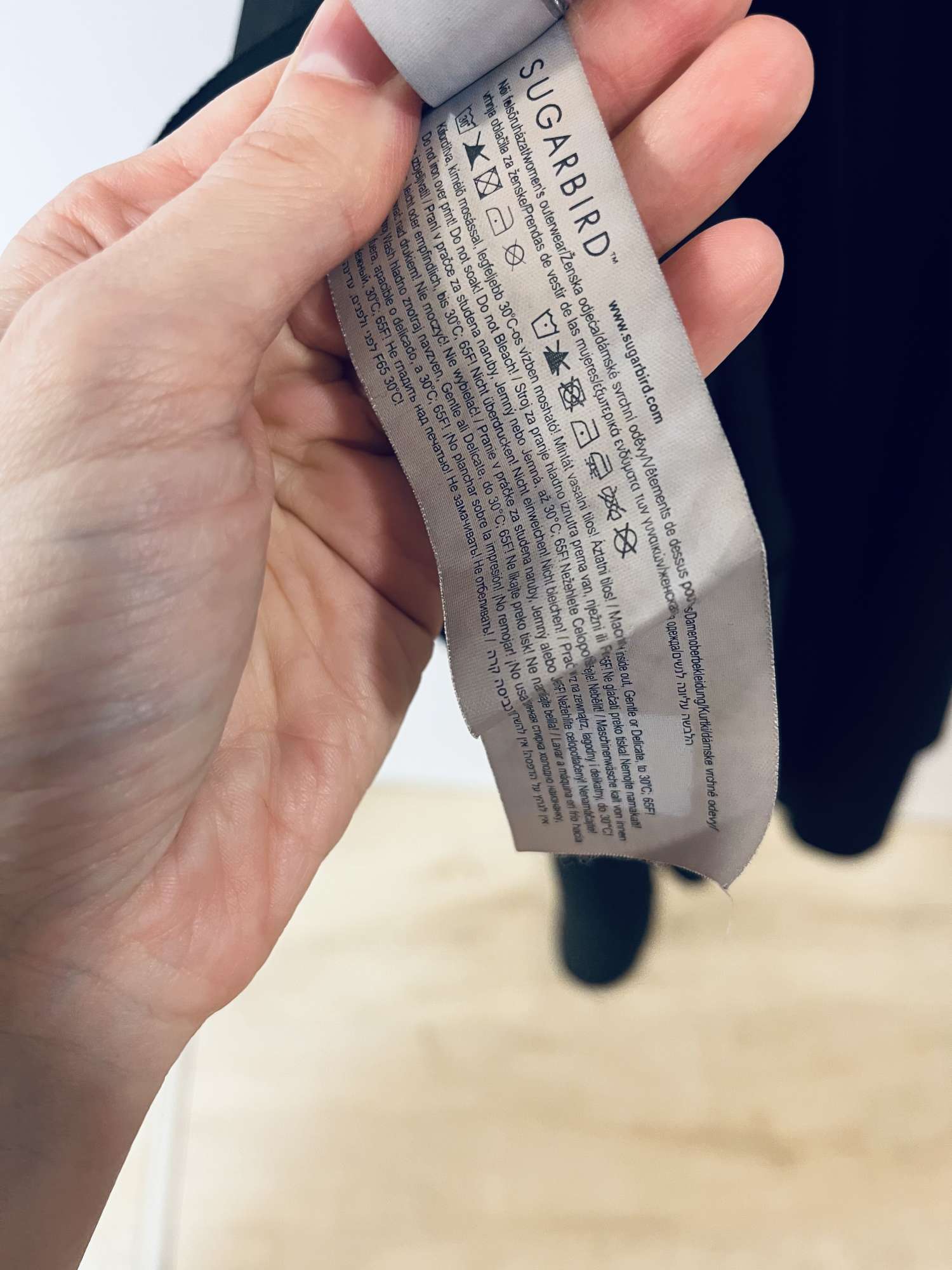 Sugarbird čierne dlhé šaty XS