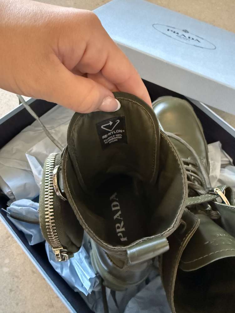 Prada Monolith Army Green