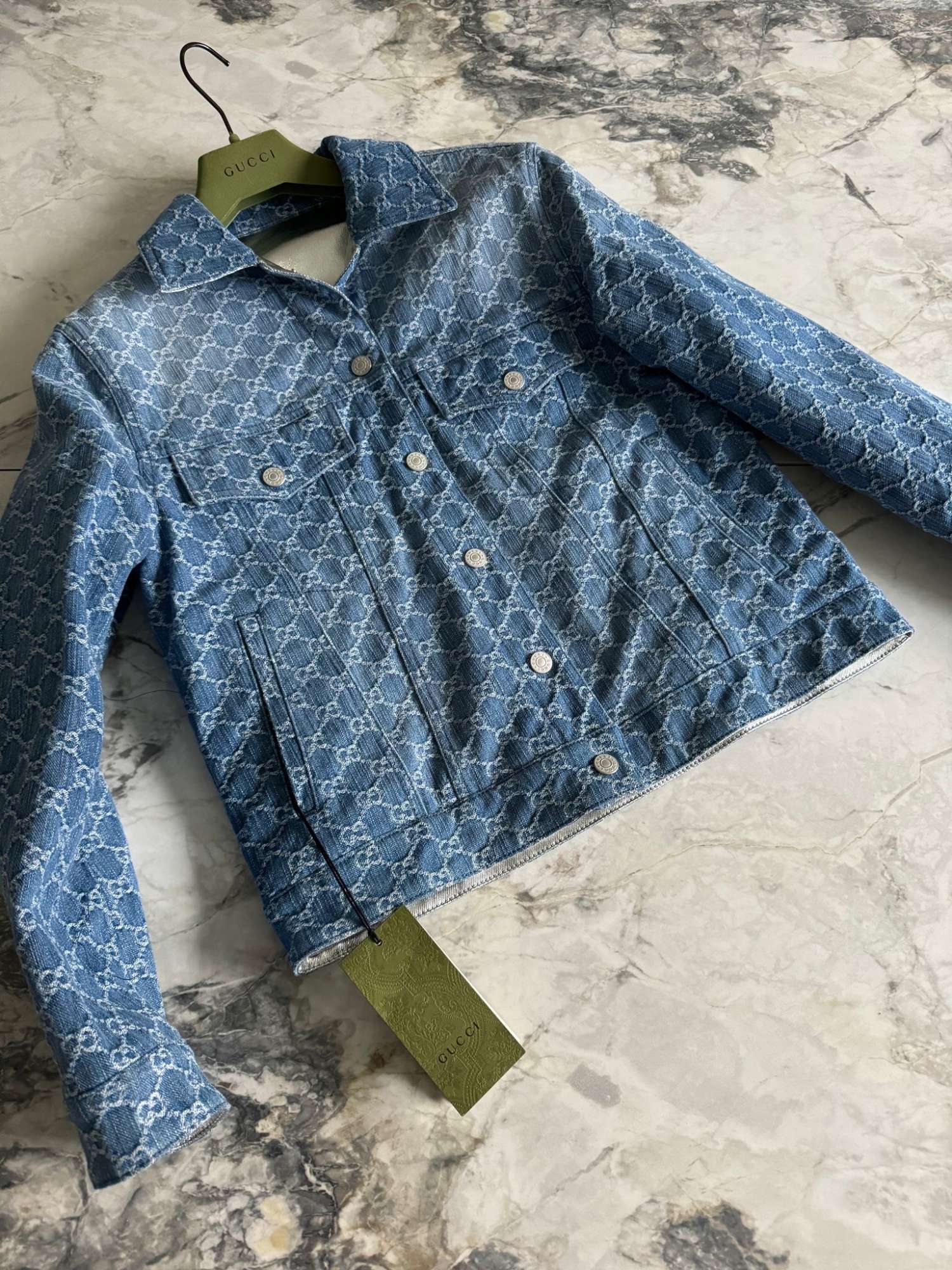 Gucci dámska denim bundička obojstranná