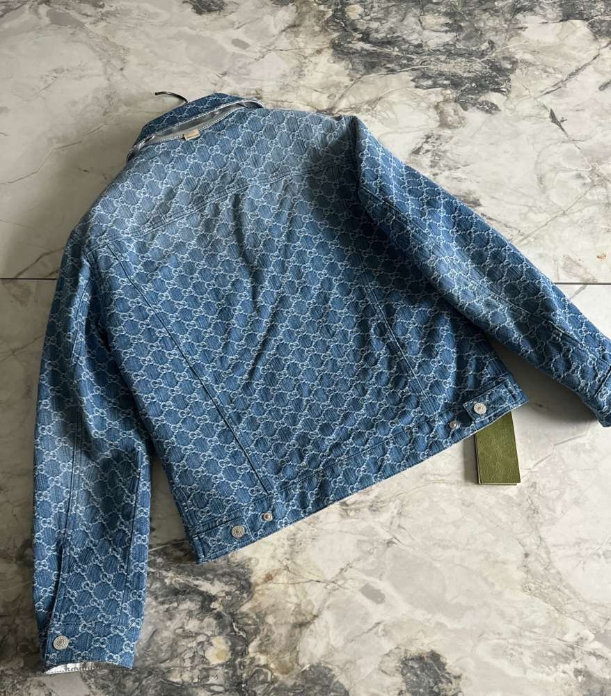 Gucci dámska denim bundička obojstranná