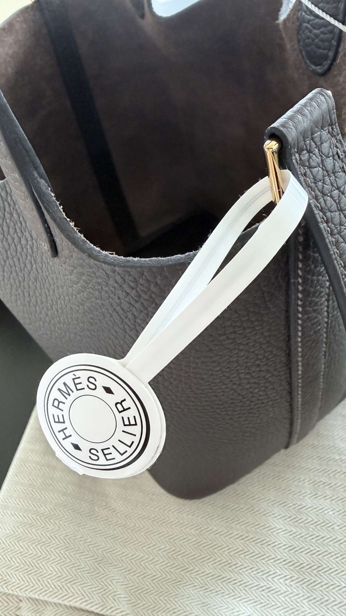 Hermès Picotin 18 Lock Ebene Gold nové s faktúrou