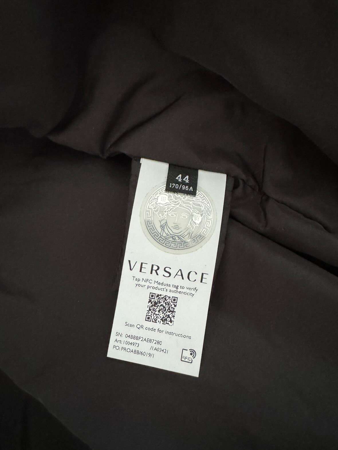 Versace kožená bunda