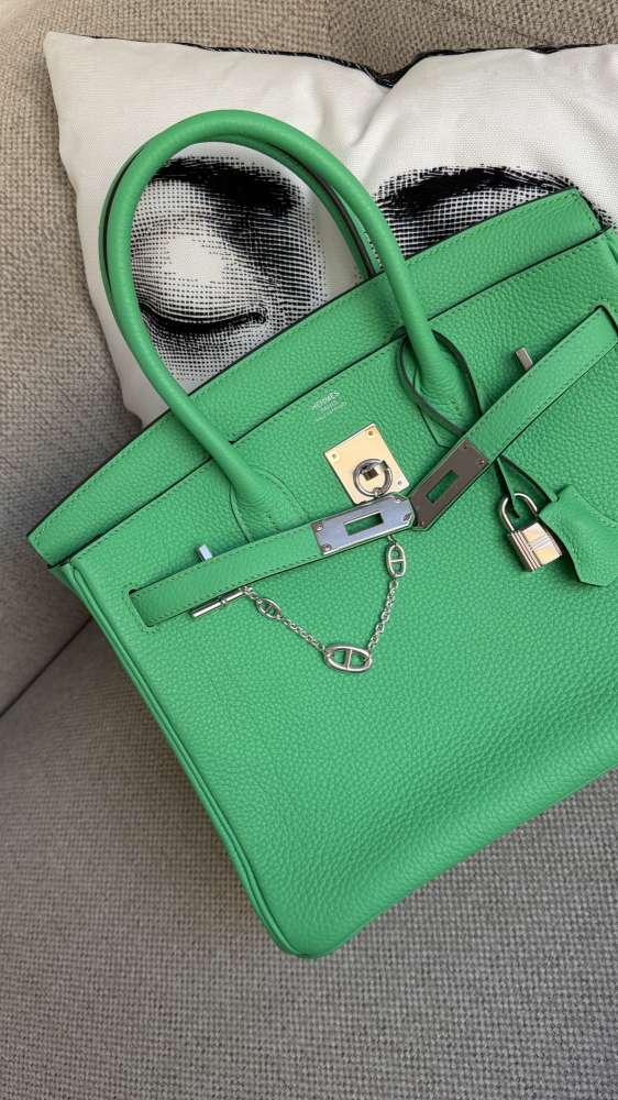 Hermes Birkin 30 Togo PHV Vert Comics