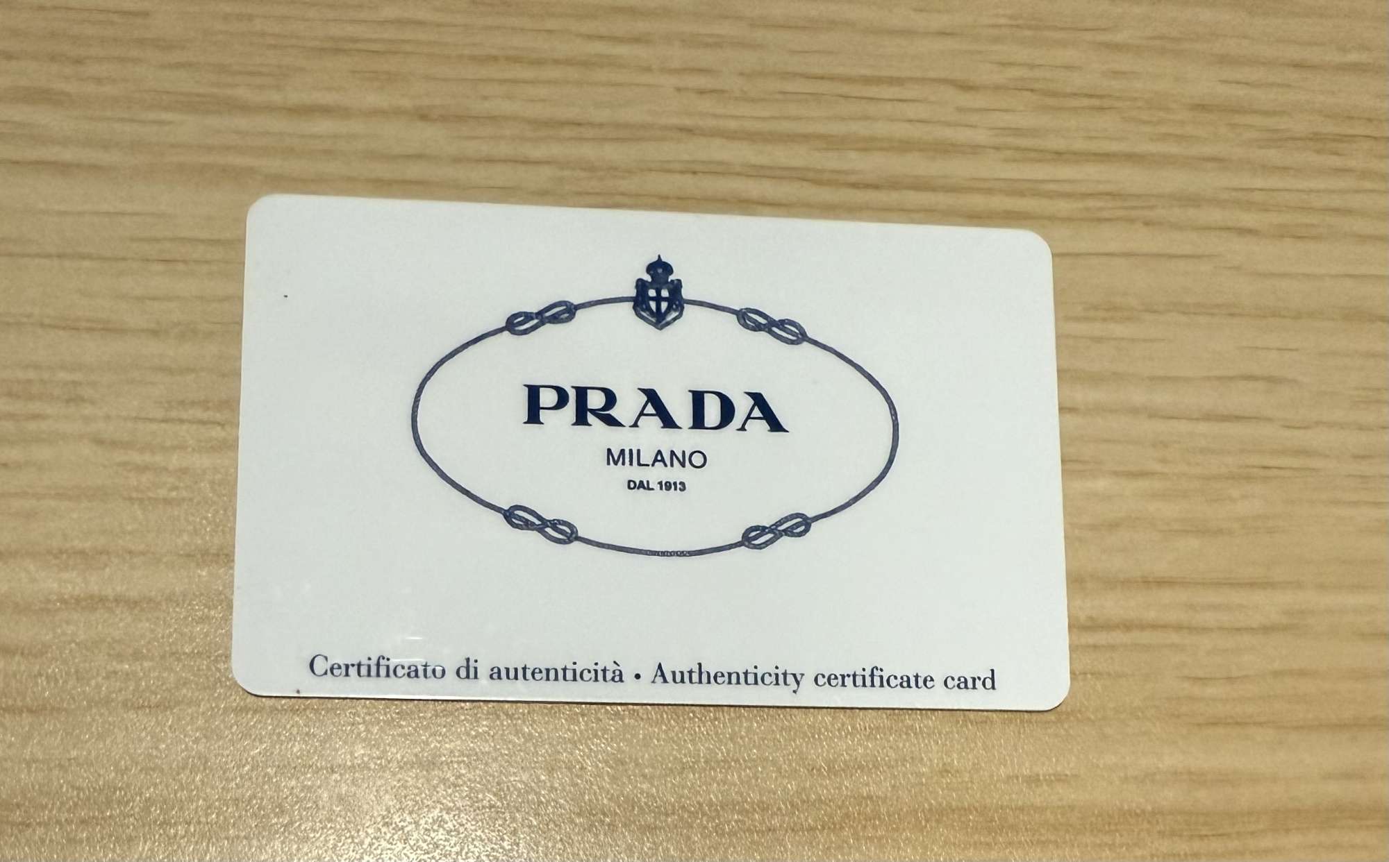 Prada saffiano print wallet