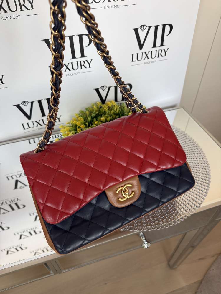 Chanel Jumbo triocolor