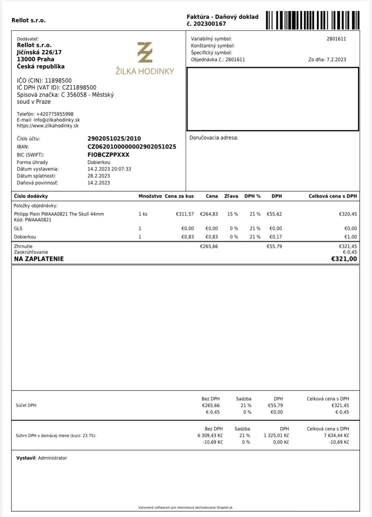 Philipp Plein PWAAA0821