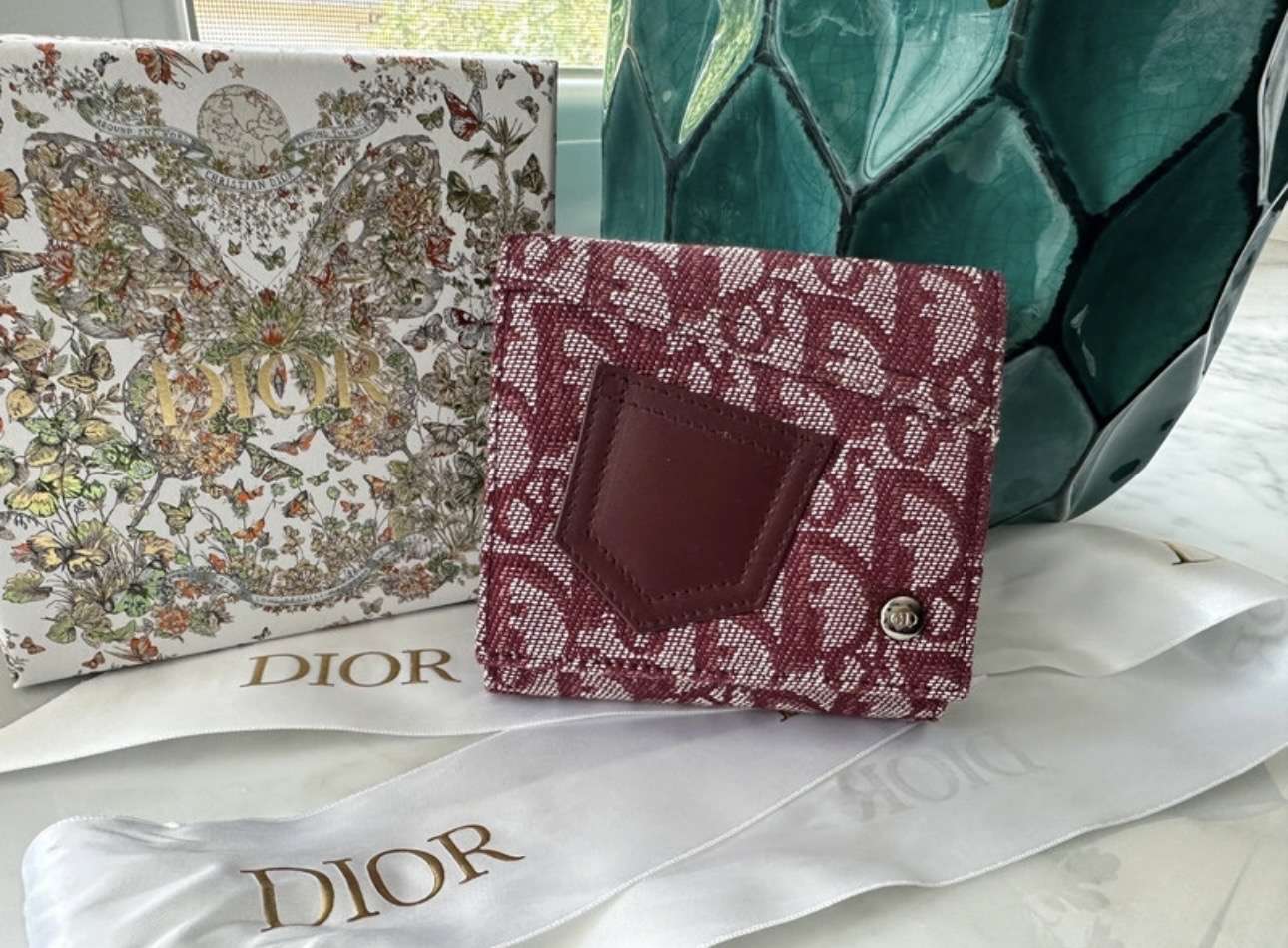 Dior Oblique Jacquard Wallet