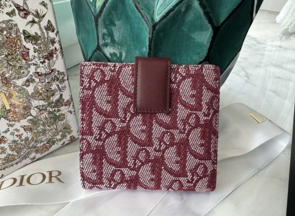 Dior Oblique Jacquard Wallet