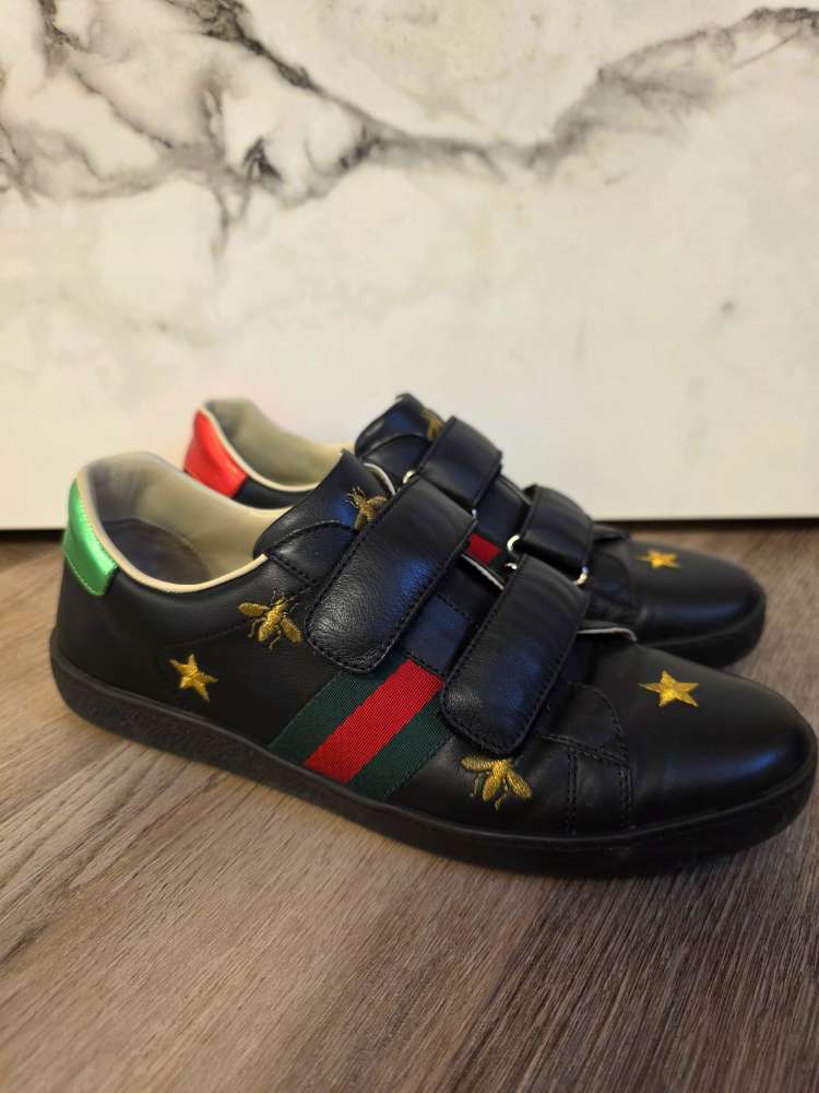 Čierne tenisky Gucci Ace Bee