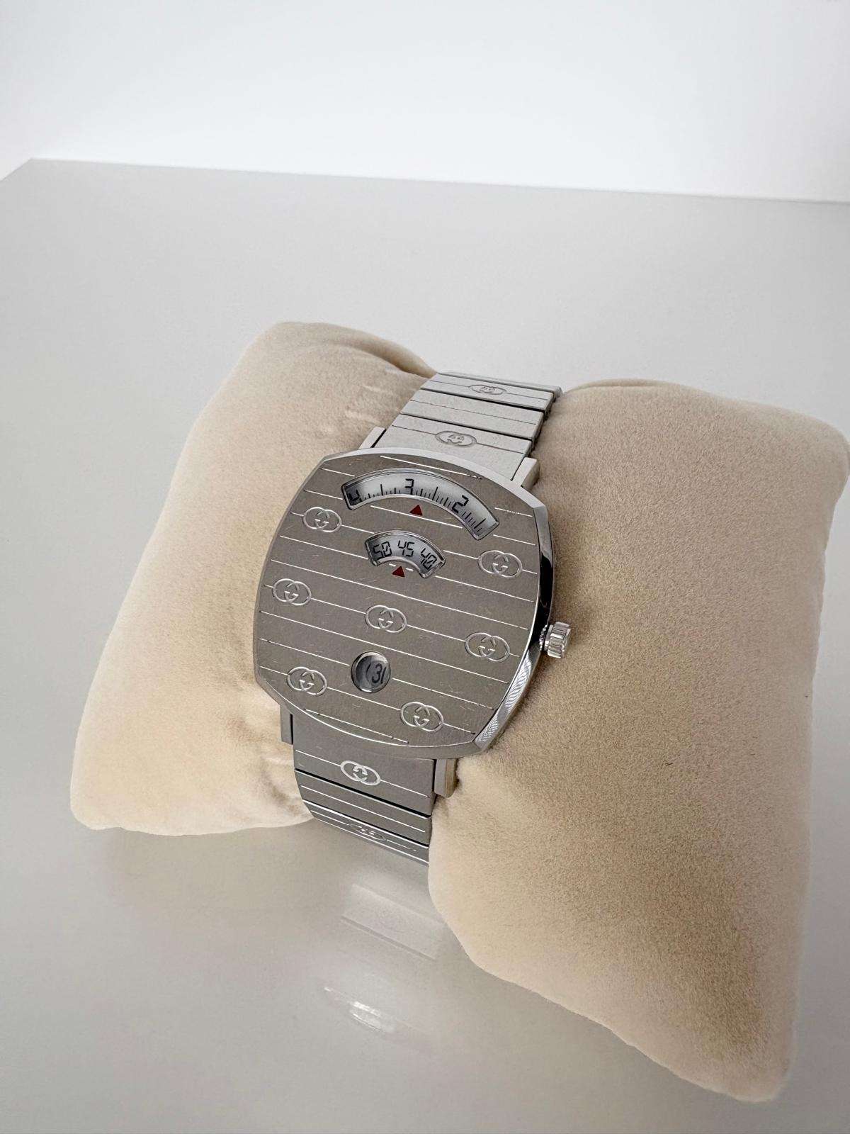 Gucci Grip – Oceľ / Strieborný tón