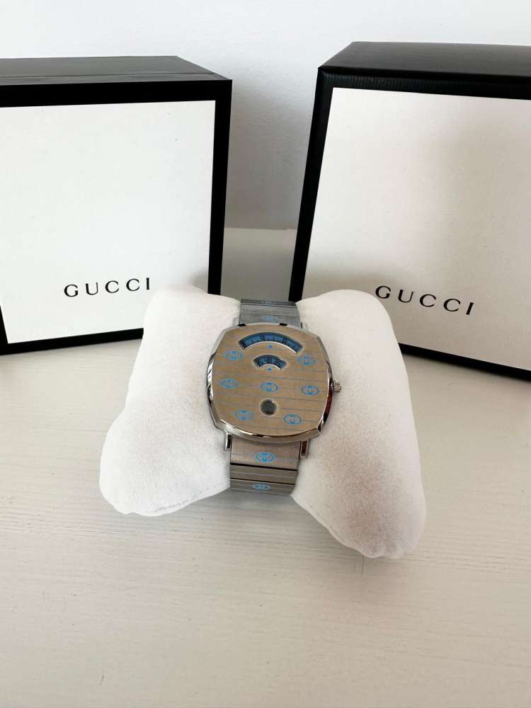 Gucci Grip – Oceľ / Modrá Superluminova