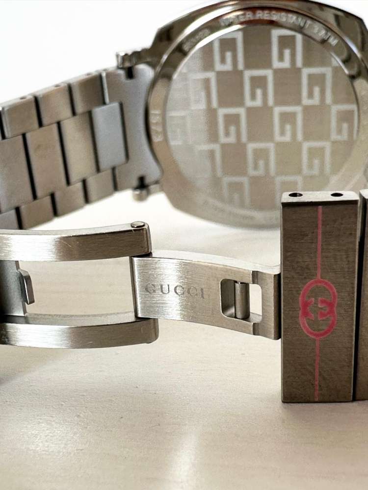 Gucci Grip – Oceľ / Ružová Superluminova