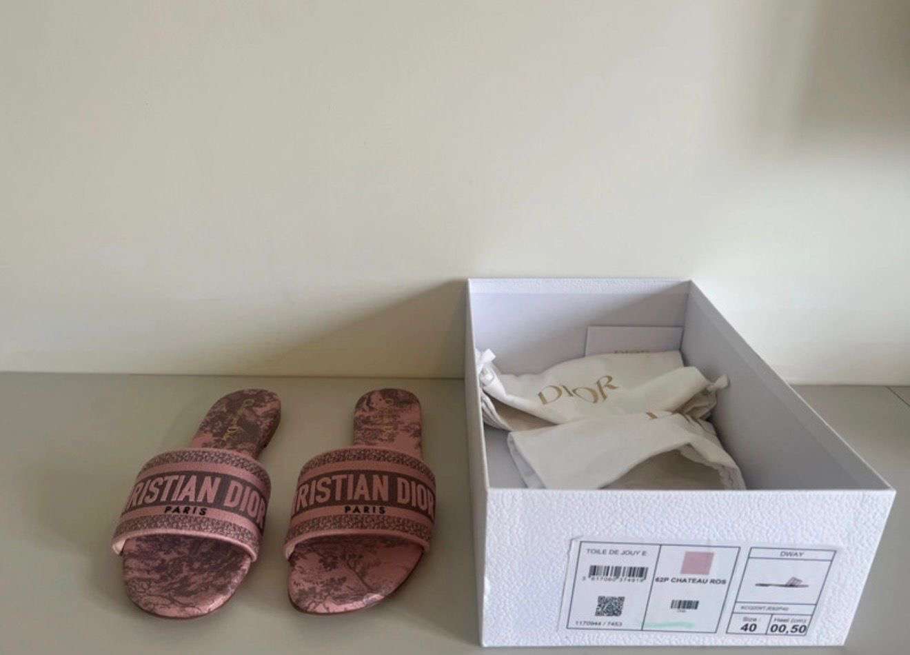 Dior šľapky