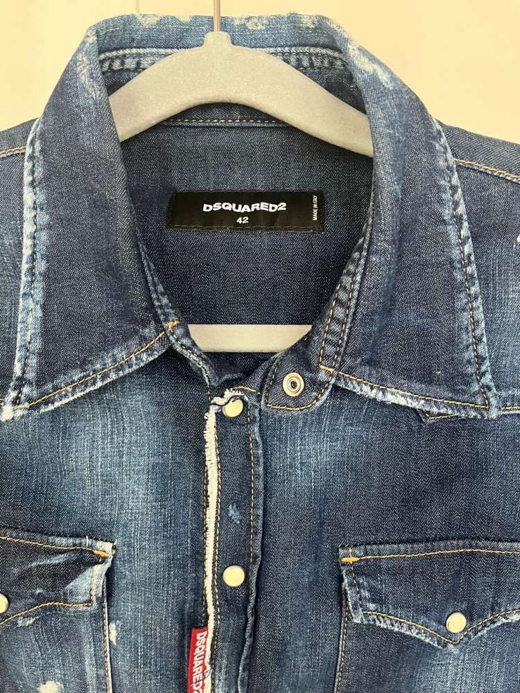 Dsquared2 riflová košeľa