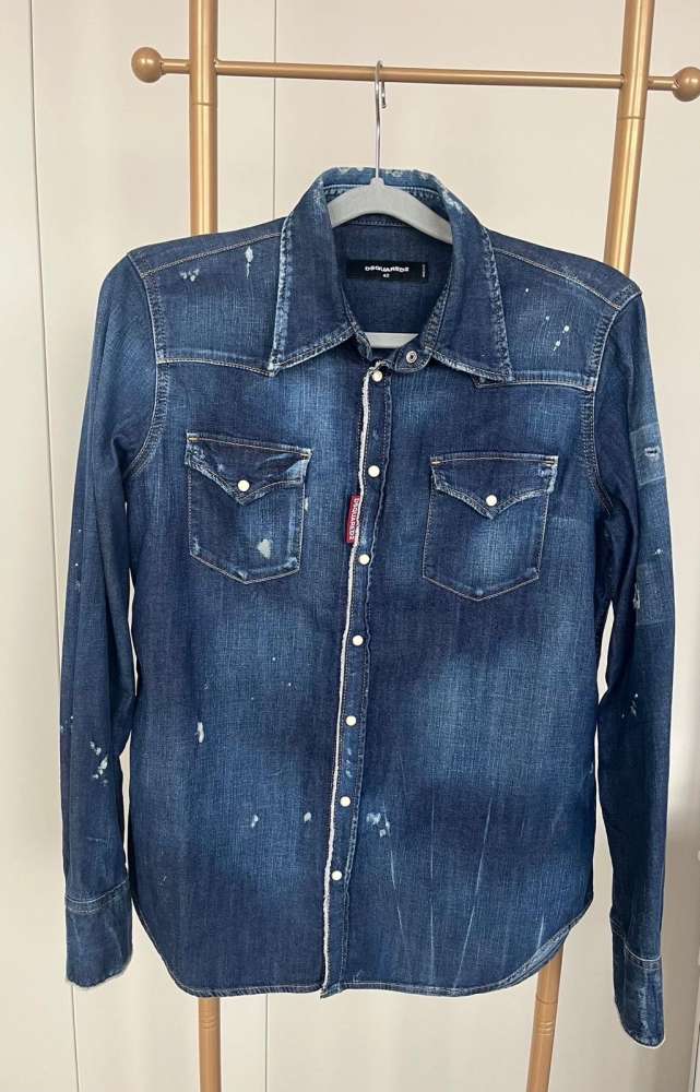 Dsquared2 riflová košeľa