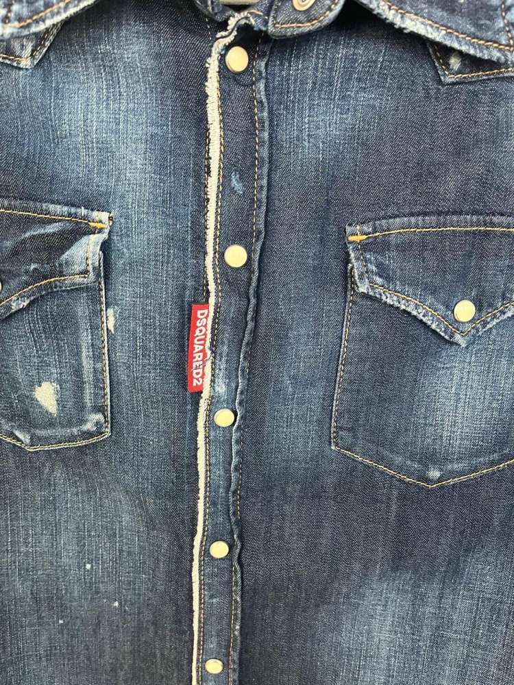 Dsquared2 riflová košeľa