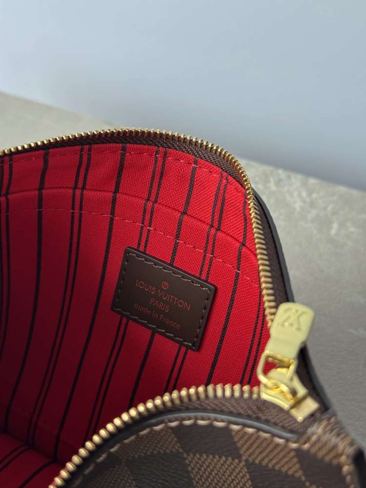 LOUIS VUITTON Neverfull MM Damier Ebene Cherry kabelka taška