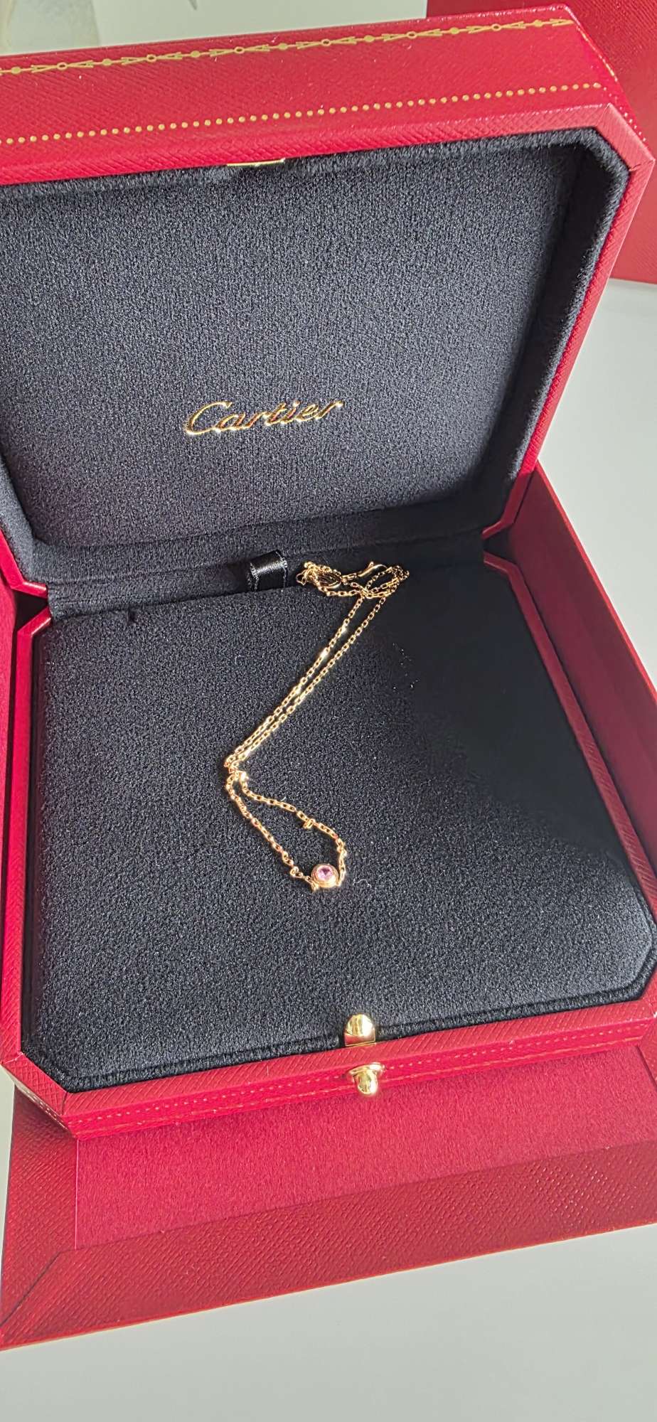 Cartier D'Amour Pendant, Pink Sapphire