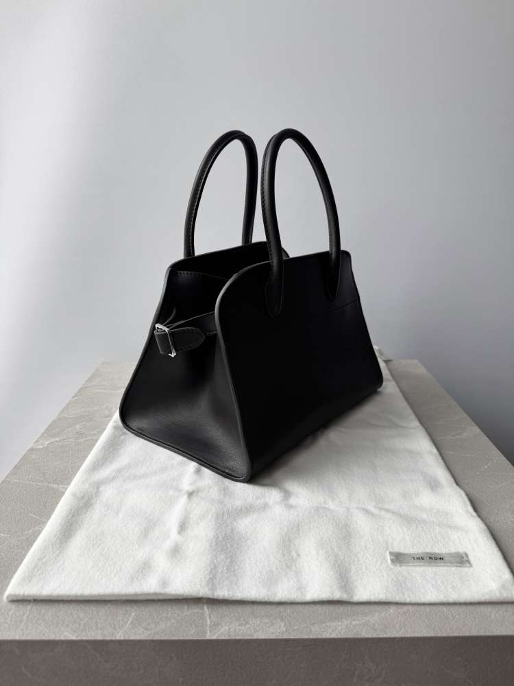 THE ROW Margaux 10 čierna taška kabelka