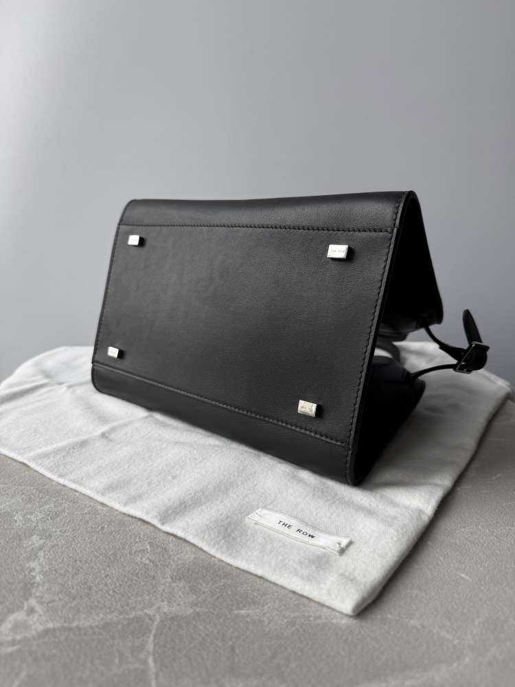 THE ROW Margaux 10 čierna taška kabelka