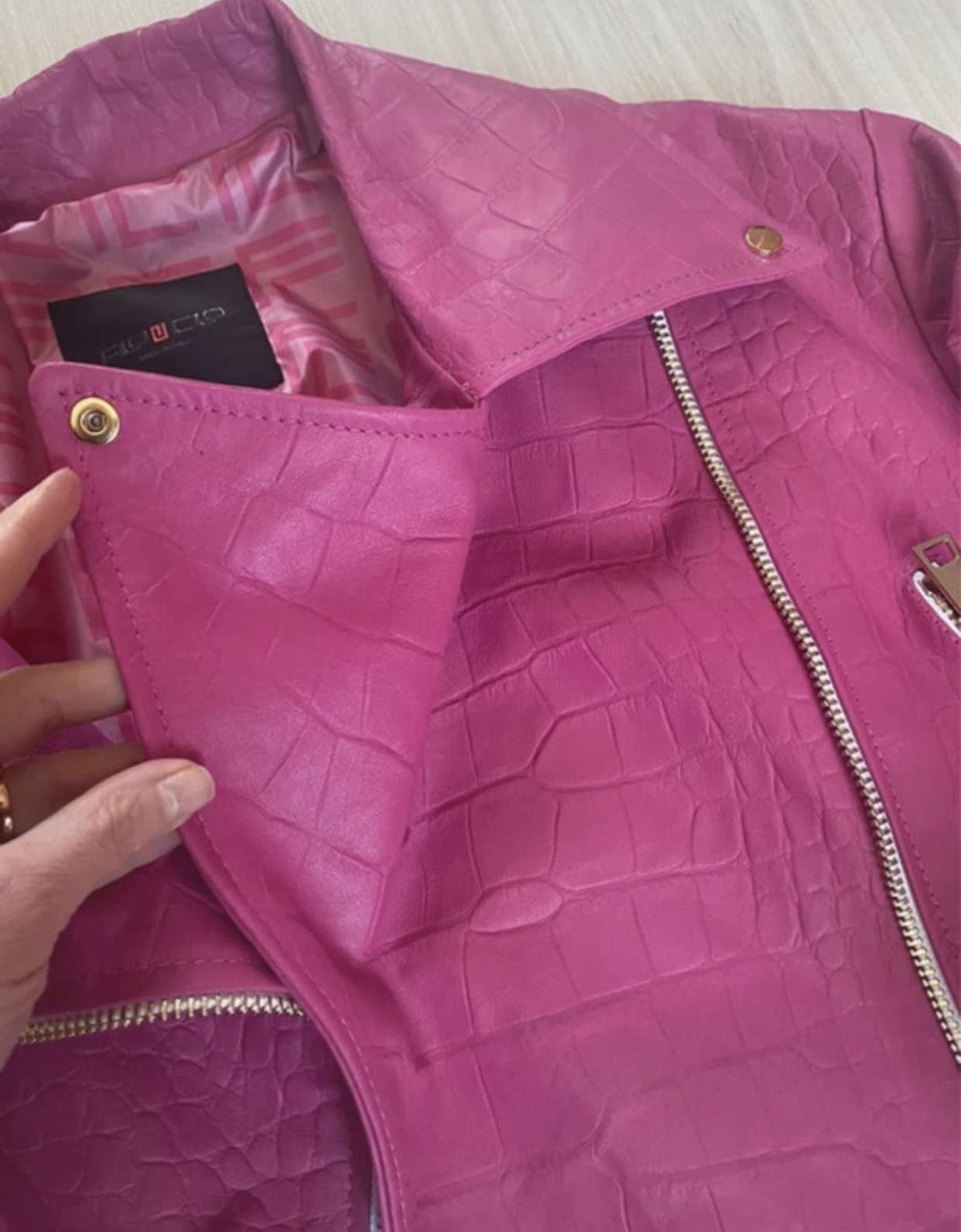 Flo & Clo kožená bunda