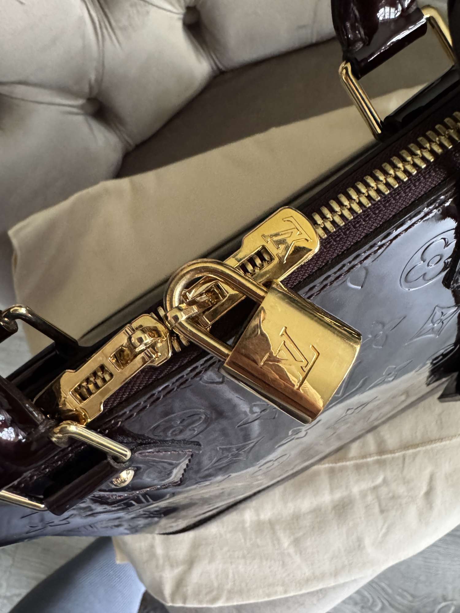 Louis Vuitton Alma Gm Amarante