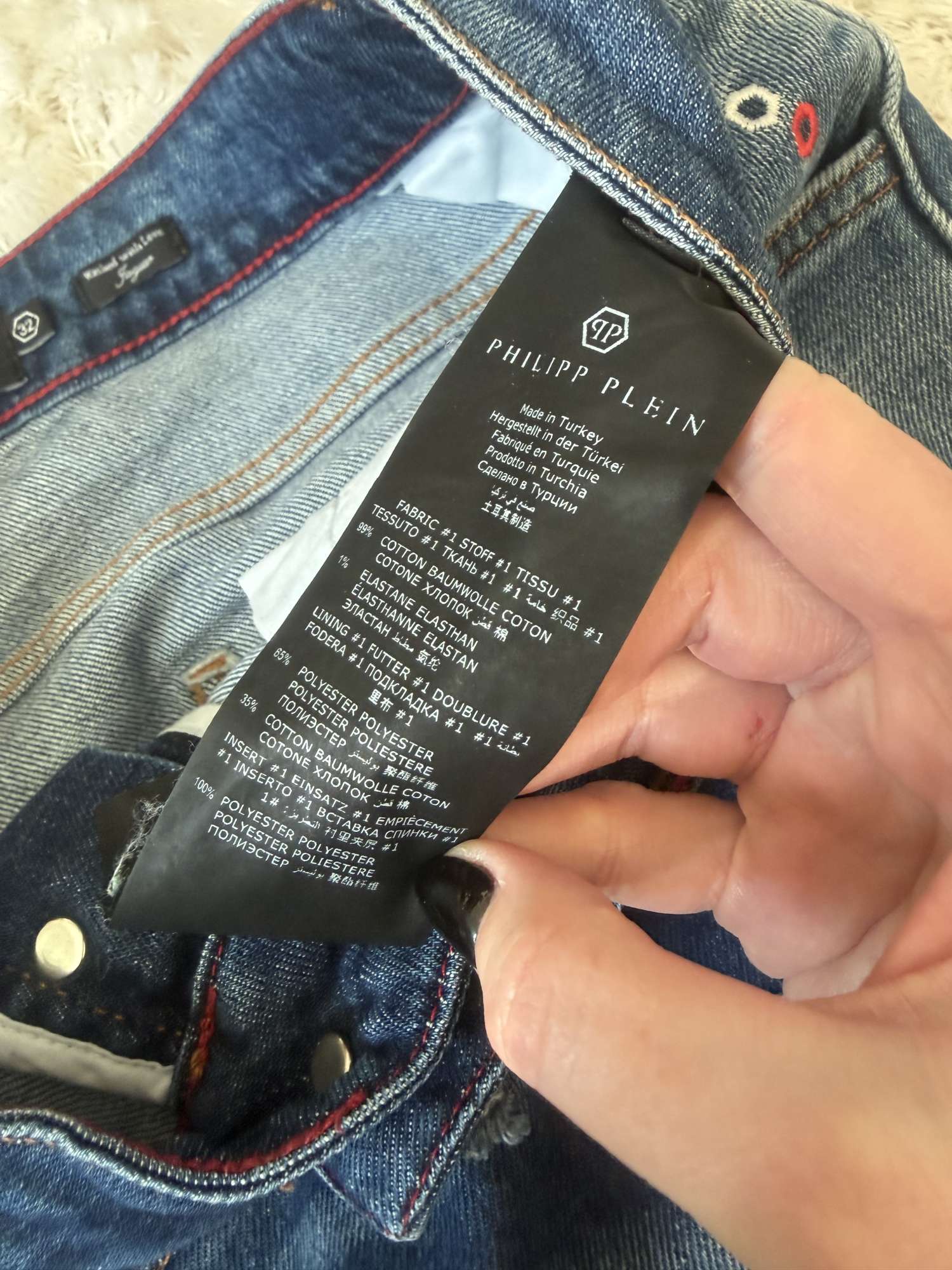 Philipp Plein pánske jeansy