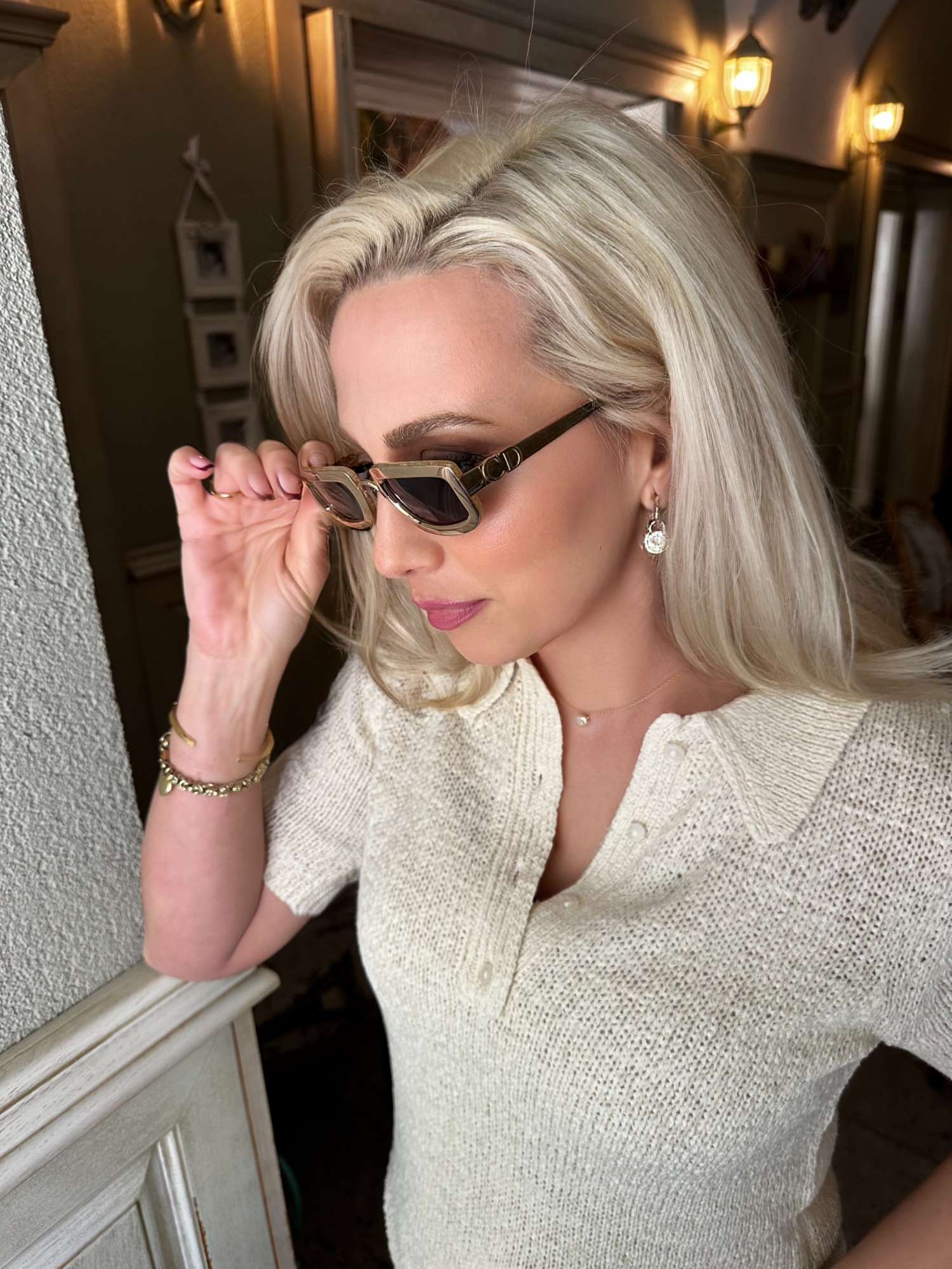 Luxusné vintage Dior slnečné okuliare