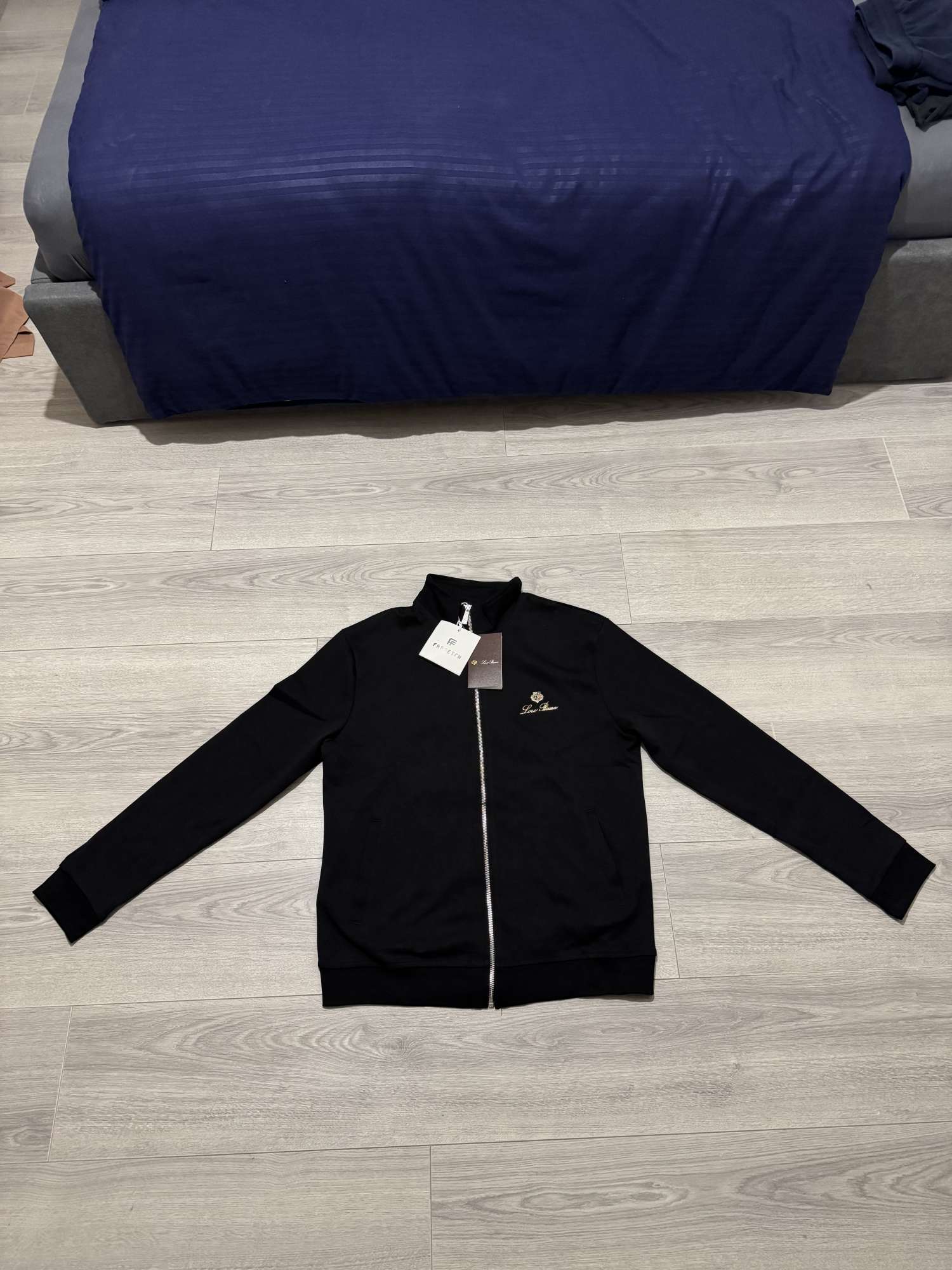 Loro Piana Zip Jacket Black – Size M – NEW with Tags