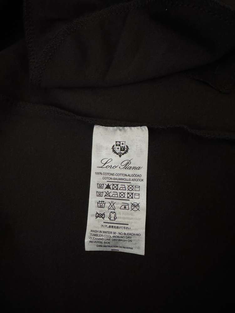 Loro Piana Zip Jacket Black – Size M – NEW with Tags