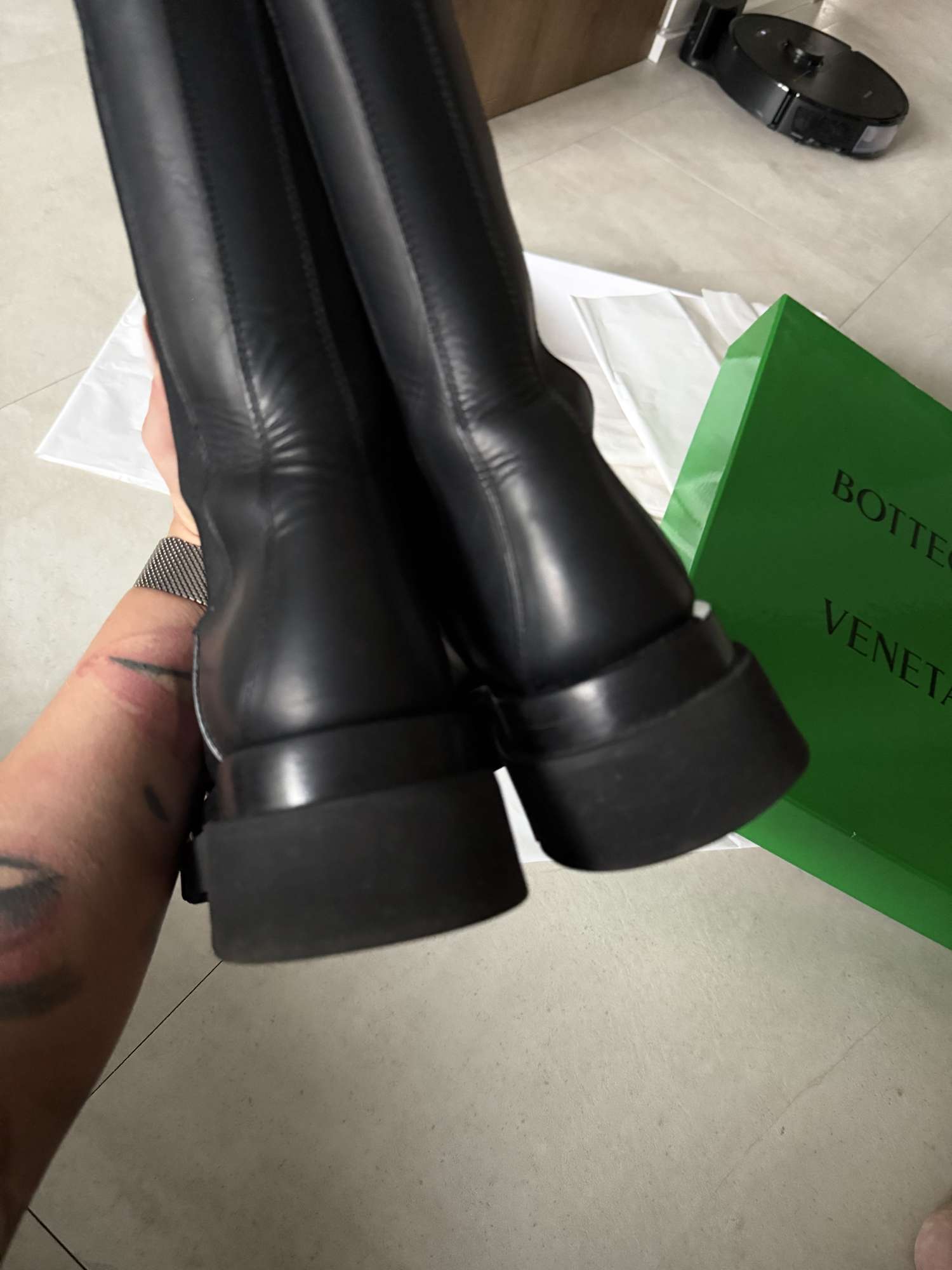 Čižmy Bottega Veneta