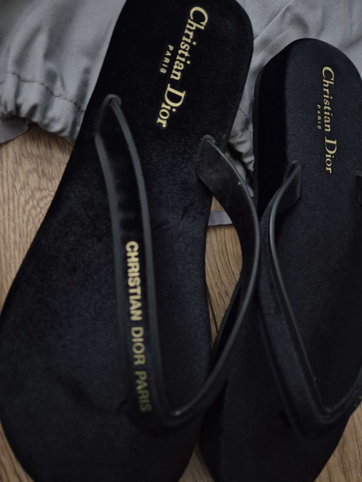 Nové Dior žabky zamatové 40