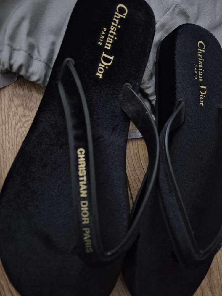 Nové Dior žabky zamatové 40