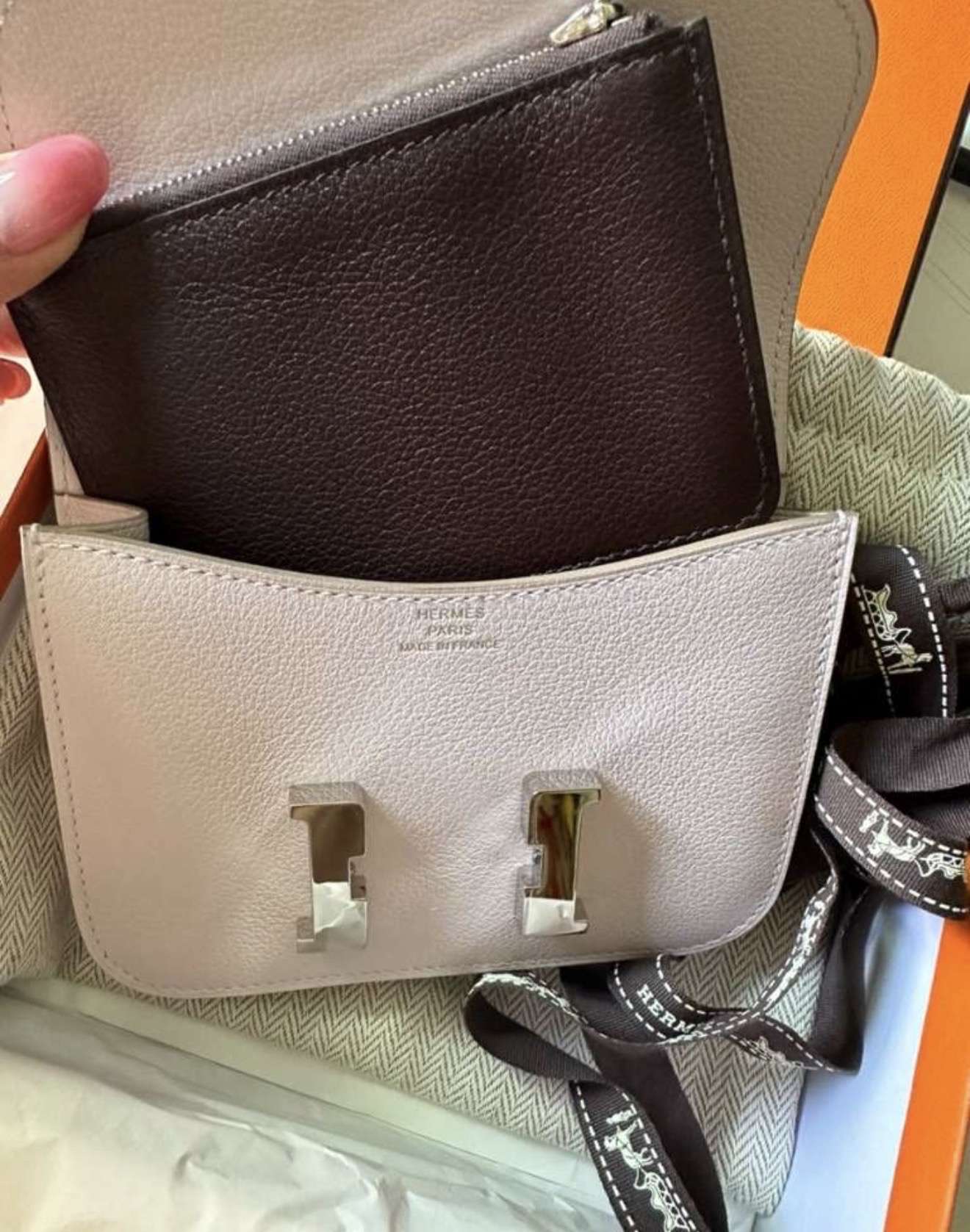 Hermes slim constance Wallet/ taška