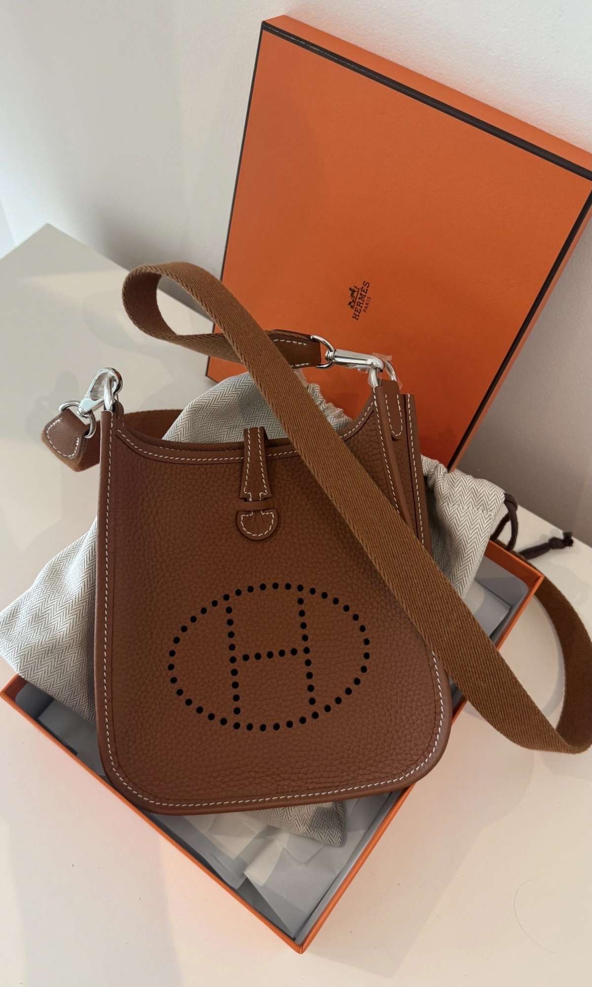 Hermes Mini Evelyne  kabela