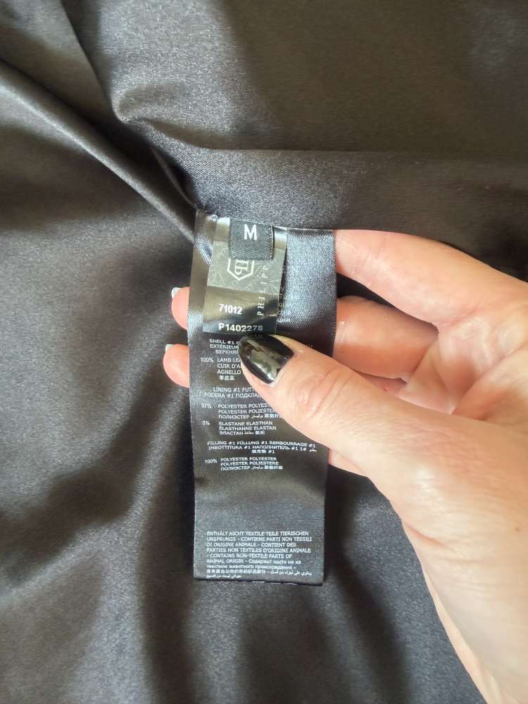 Philipp Plein pánska kožená bunda