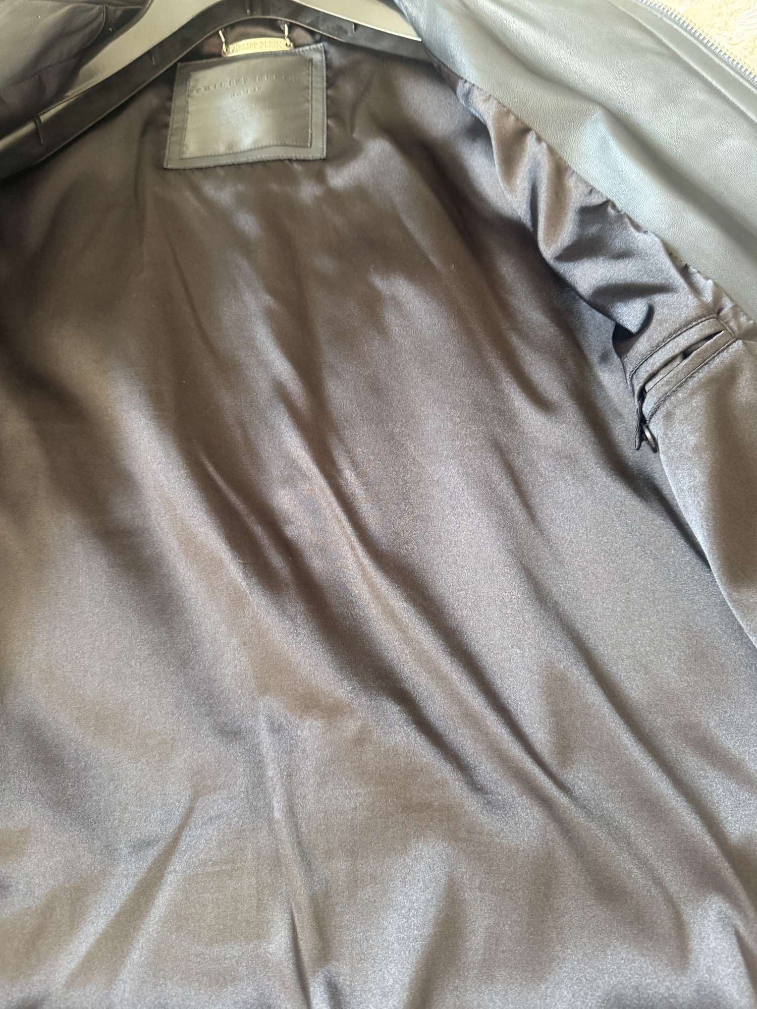 Philipp Plein pánska kožená bunda