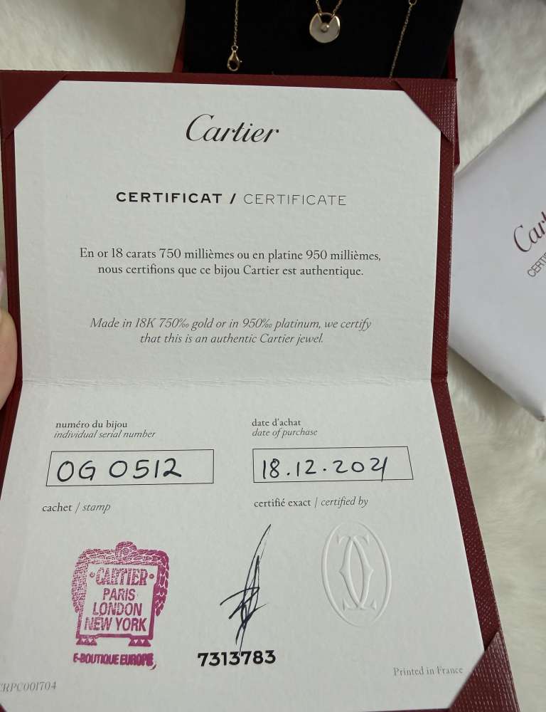 Cartier Amulette Nahrdelník