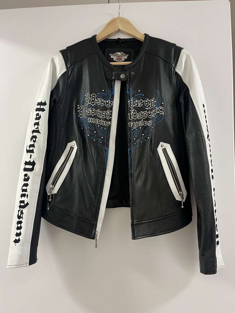 Krásna kožená bunda Harley Davidson S