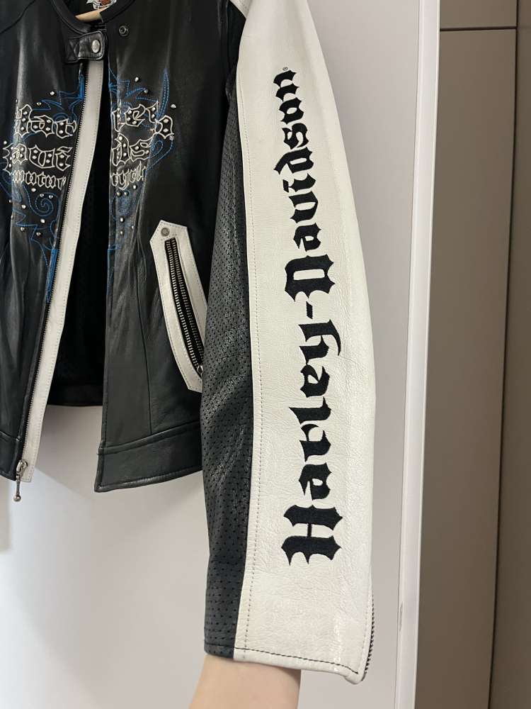 Krásna kožená bunda Harley Davidson S