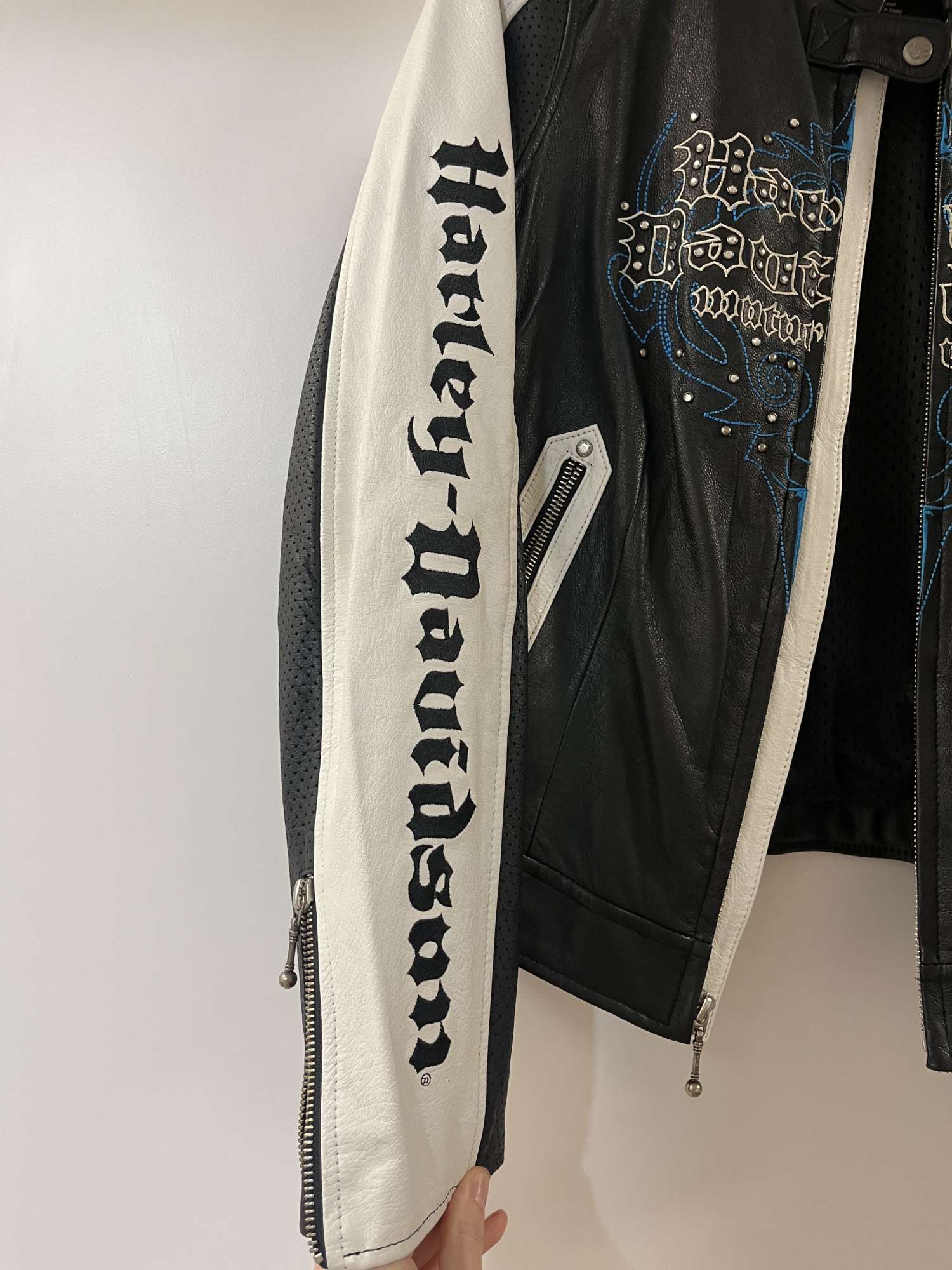 Krásna kožená bunda Harley Davidson S