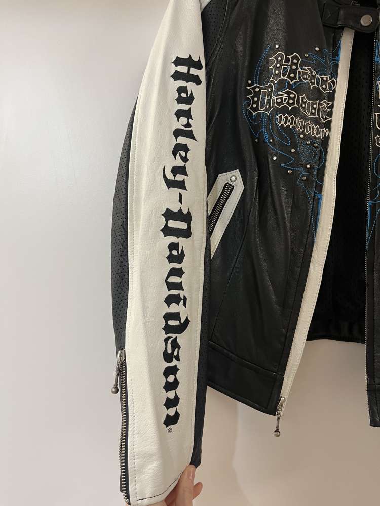 Krásna kožená bunda Harley Davidson S