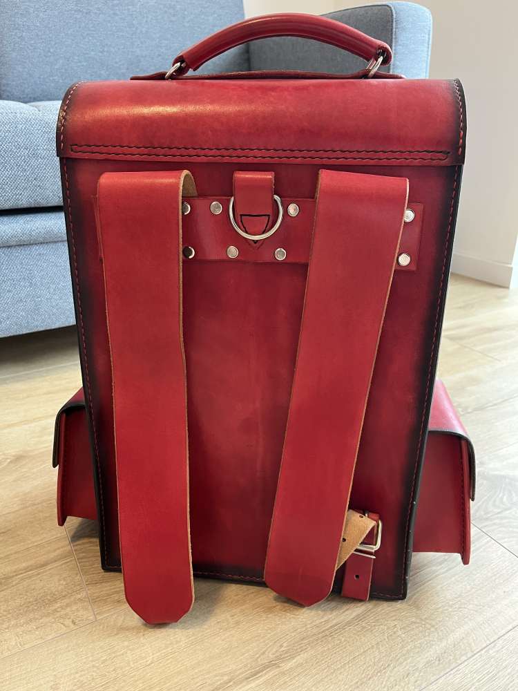 Kožený batoh Mickey a Minnie