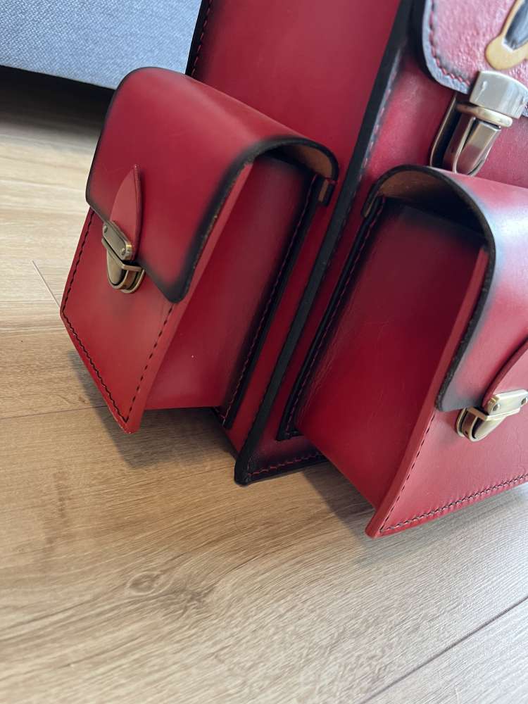 Kožený batoh Mickey a Minnie