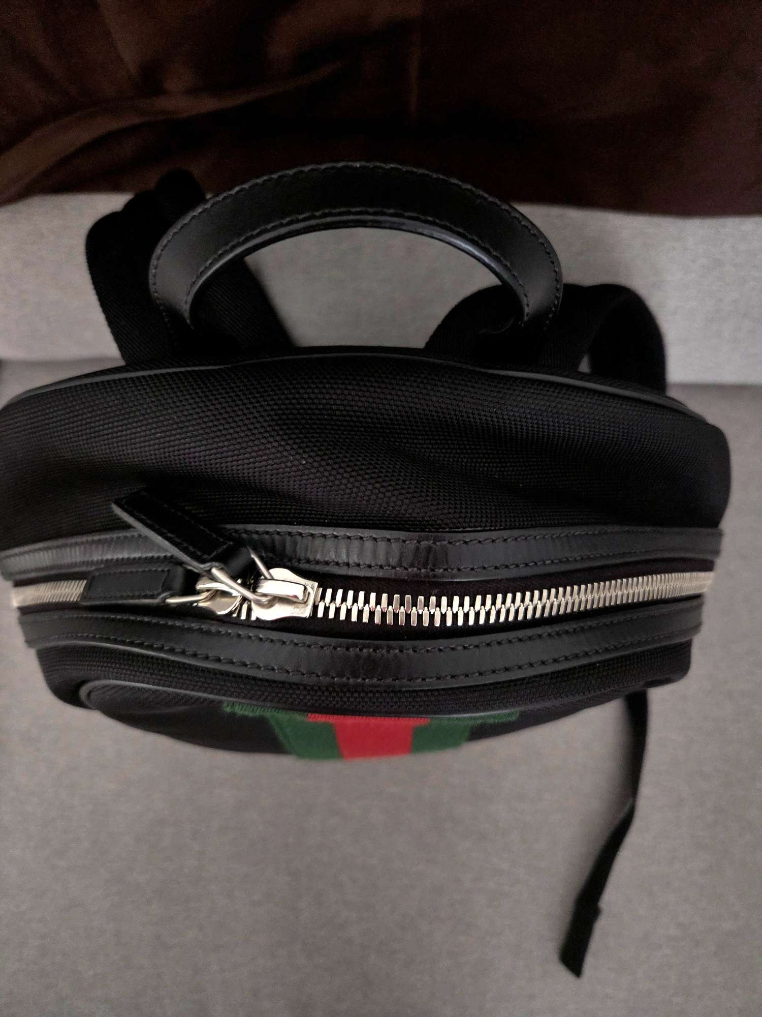Gucci Techno Canvas Backpack Large Black