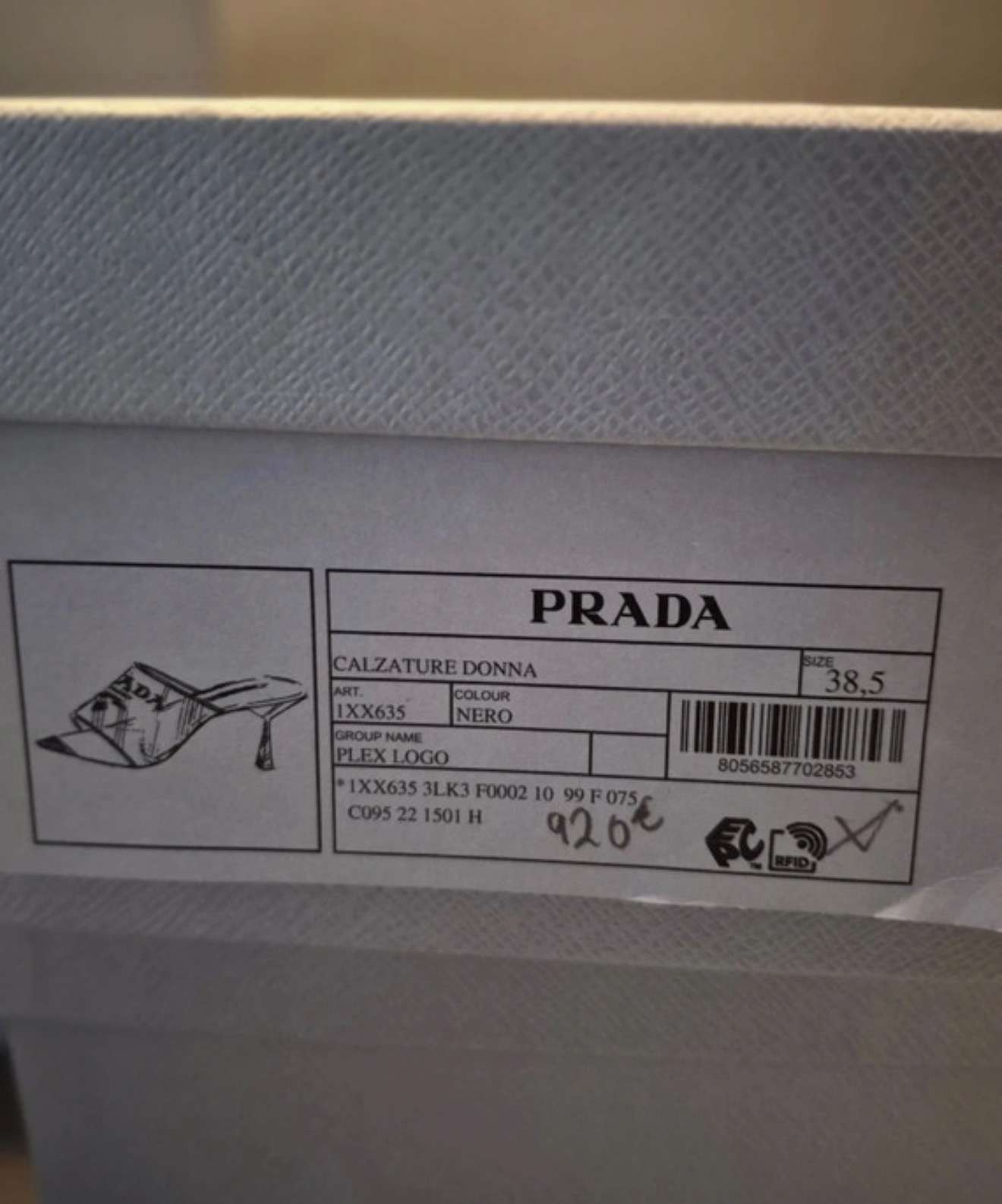 Prada sandalky