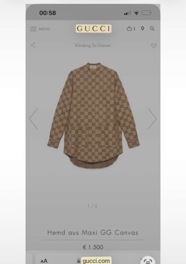 Gucci košeľa alebo šaty