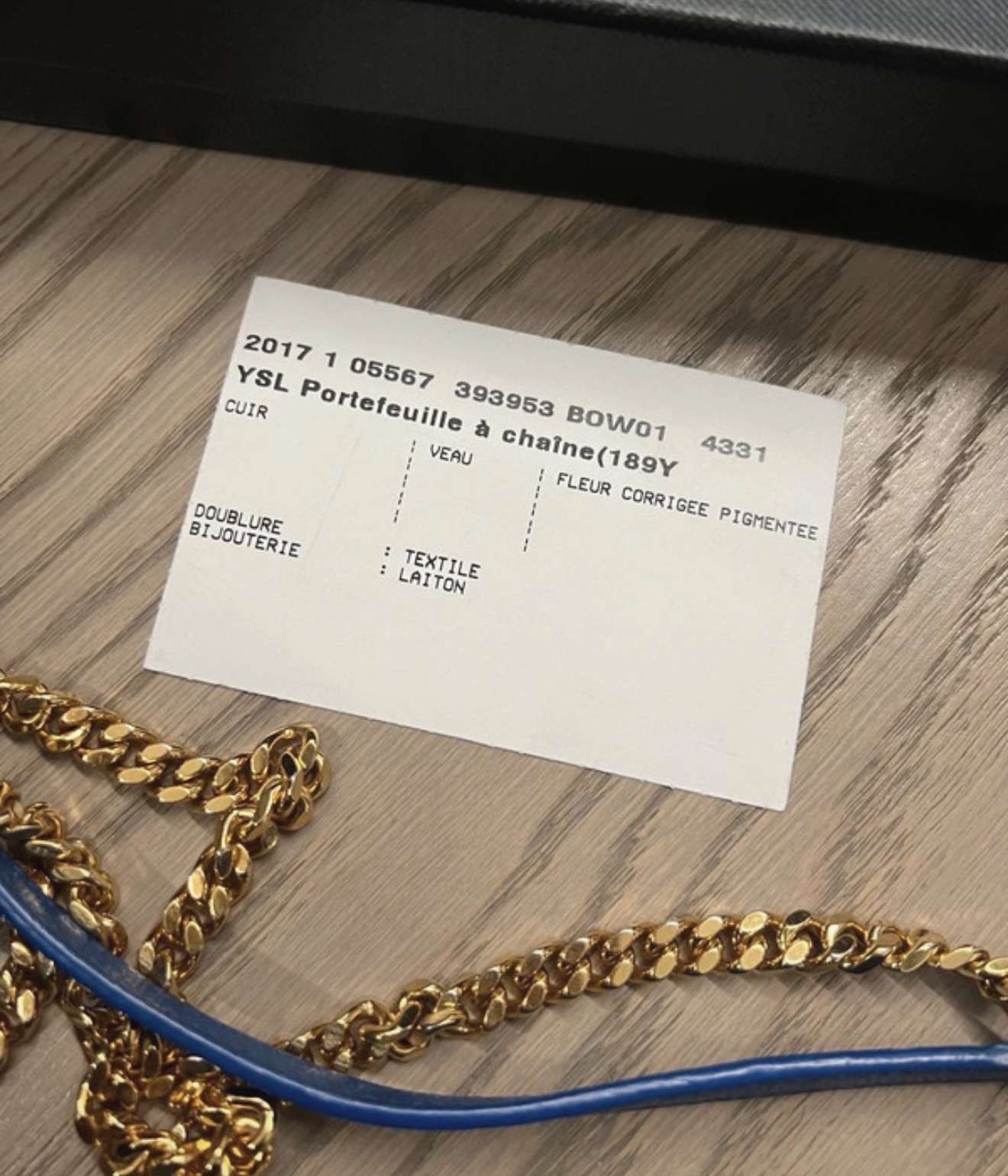YSL kabelka
