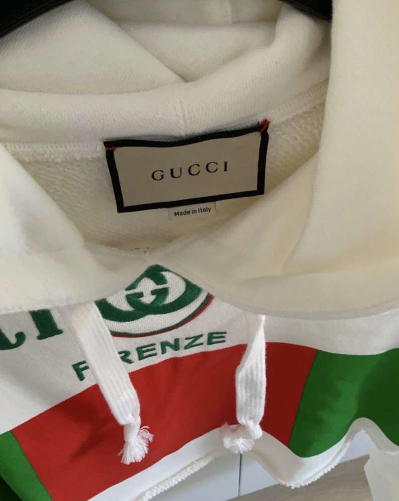 Gucci mikina crop top