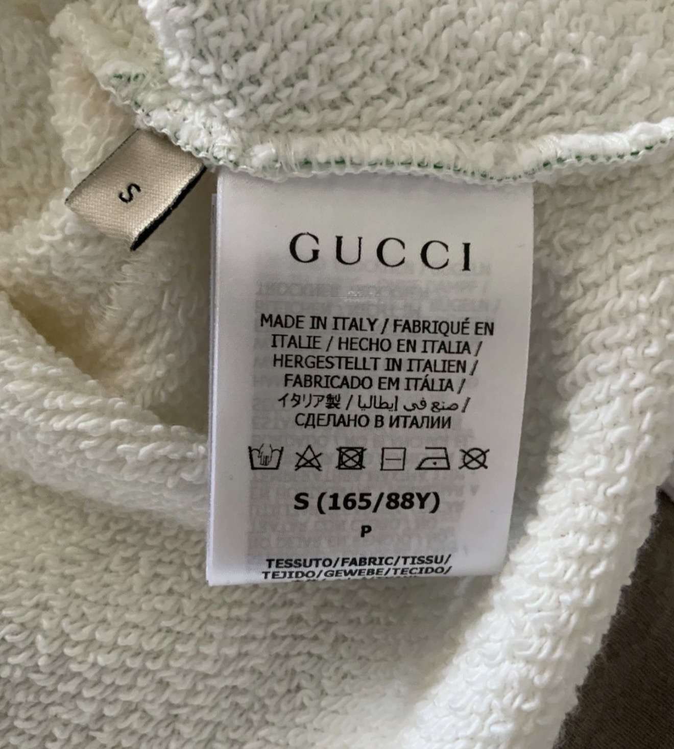 Gucci mikina crop top